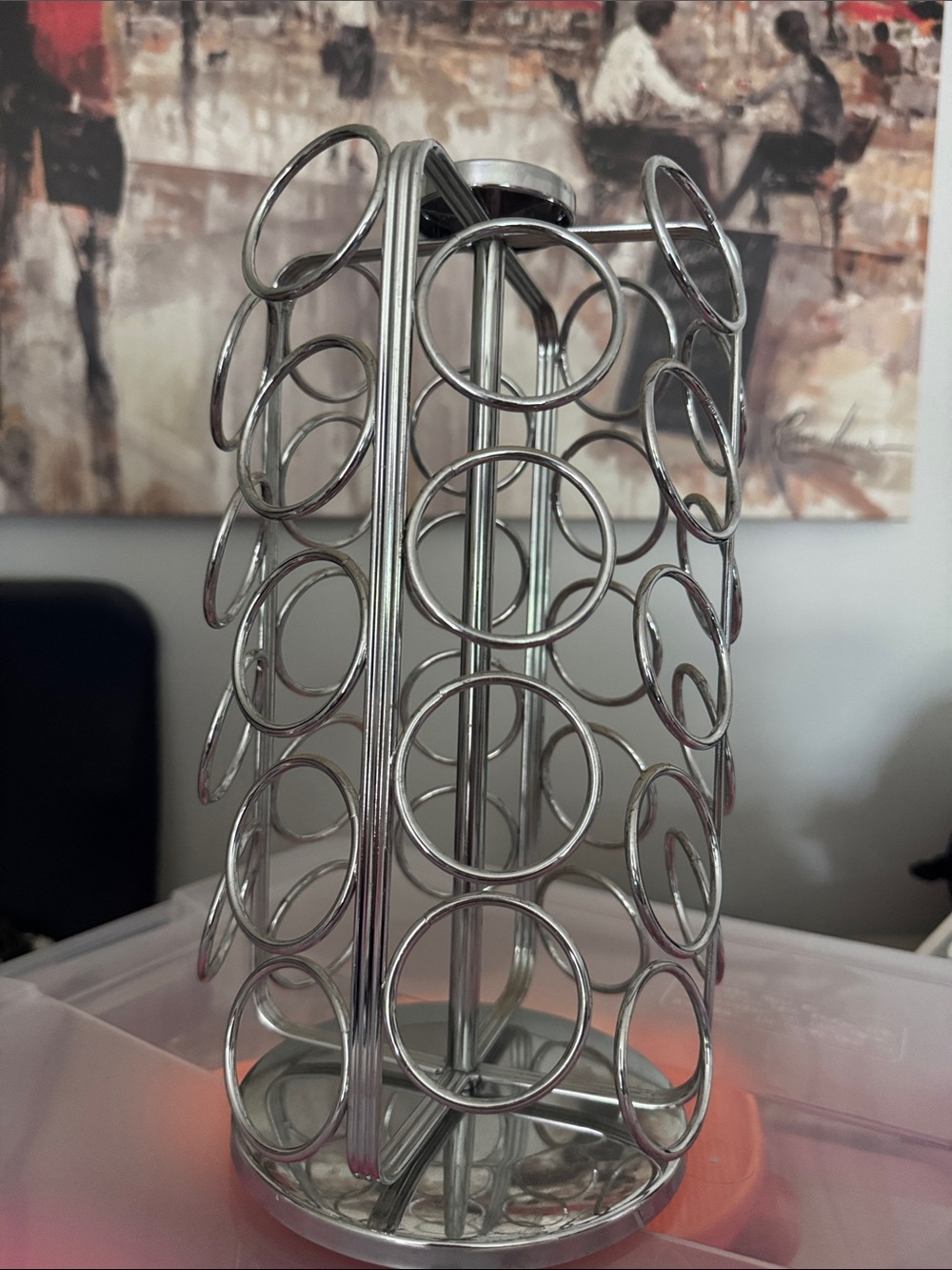 Keurig Silver Metal K-Cup Carousel Holder
